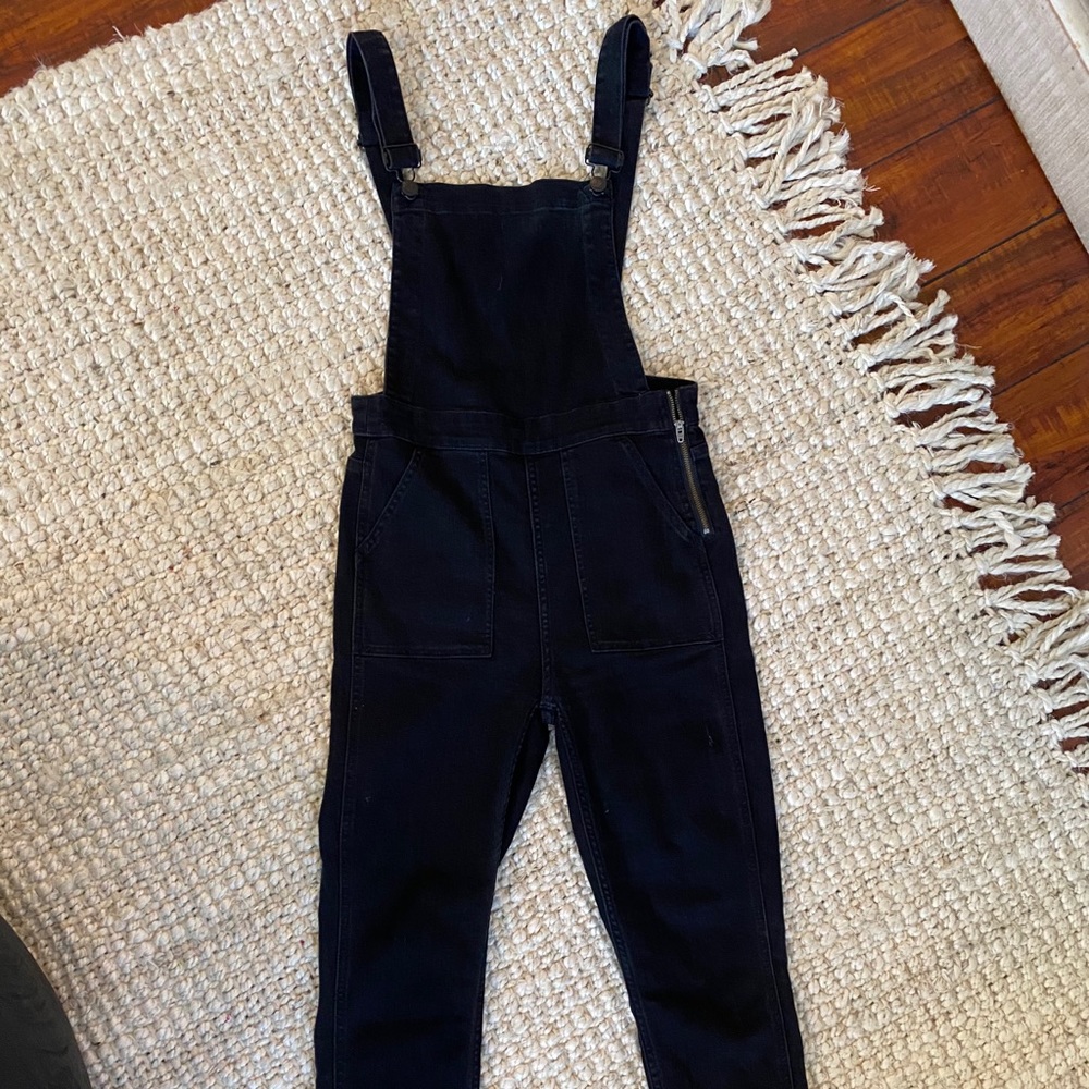 Madewell high waisted overalls